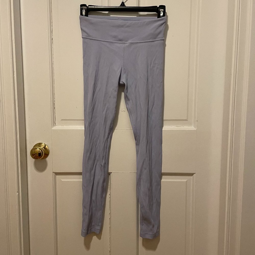 Athleta Girls lavender leggings size L/12